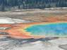 A fabulosa Grand Prismatic Pool, no Yellowstone National Park, em Wyoming, nos Estados Unidos